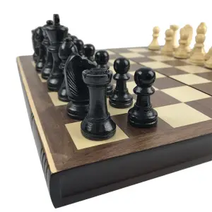 לוח שחמט מעץ מתקפל ובעיצוב ייחודי