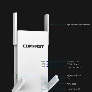 מגדיל טווח wifi אלחוטי חזק במיוחד 2100Mbps – תמונה 3