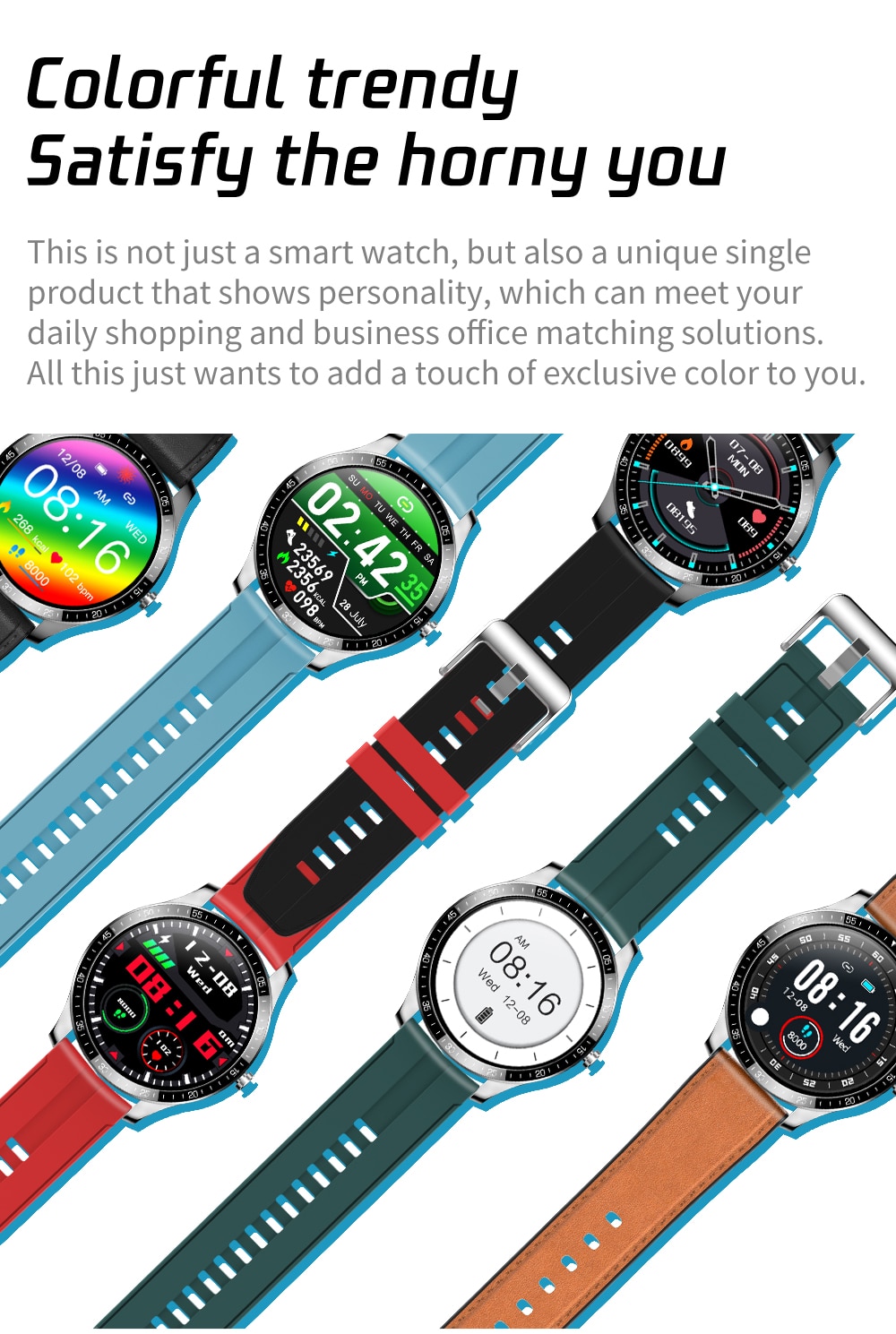 חדש SENBONO S80 חכם שעון גברים ספורט כושר Tracker Custom חוגות עמיד למים IP68 לב קצב שיחות תזכורת שינה Smartwatch