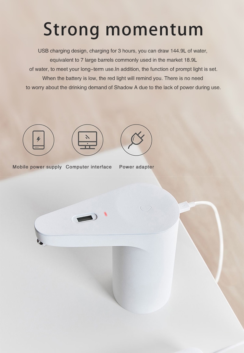 משאבת מים חשמלית עם טכנולוגיית TDS מבית Xiaomi
