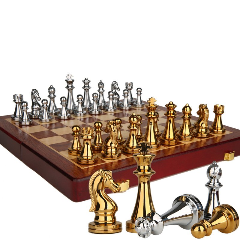 לוח שחמט מעץ 