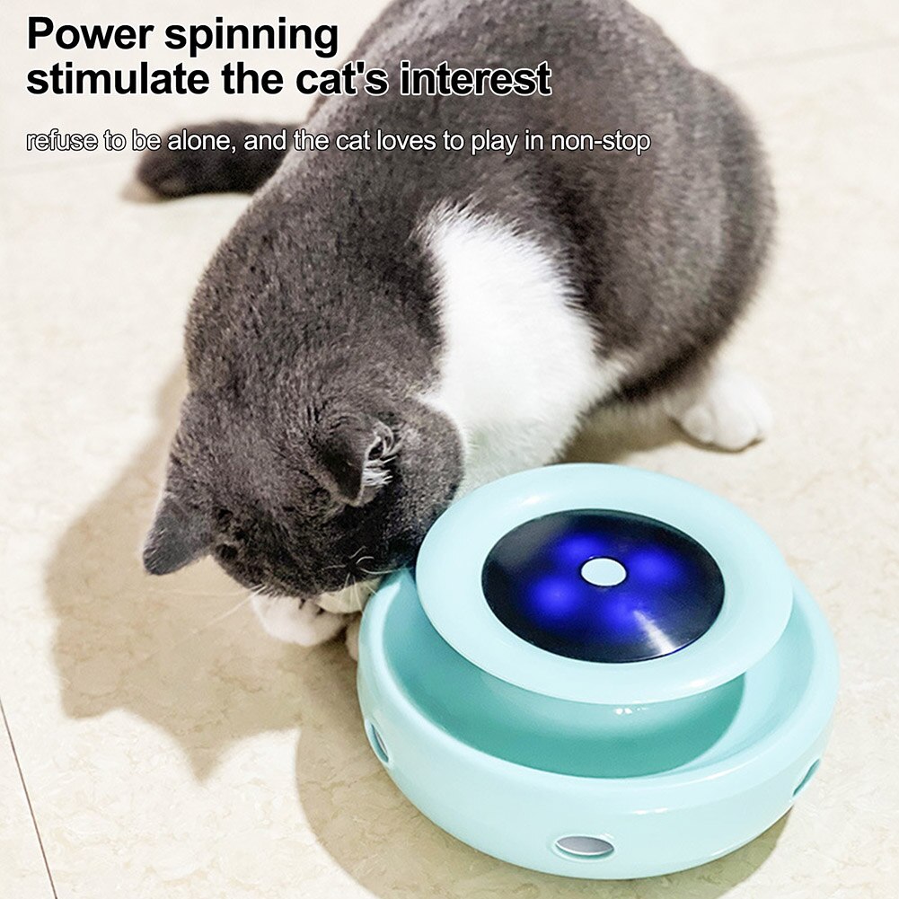 צעצוע לחתולים | רובוט צלחת מסתובבת
