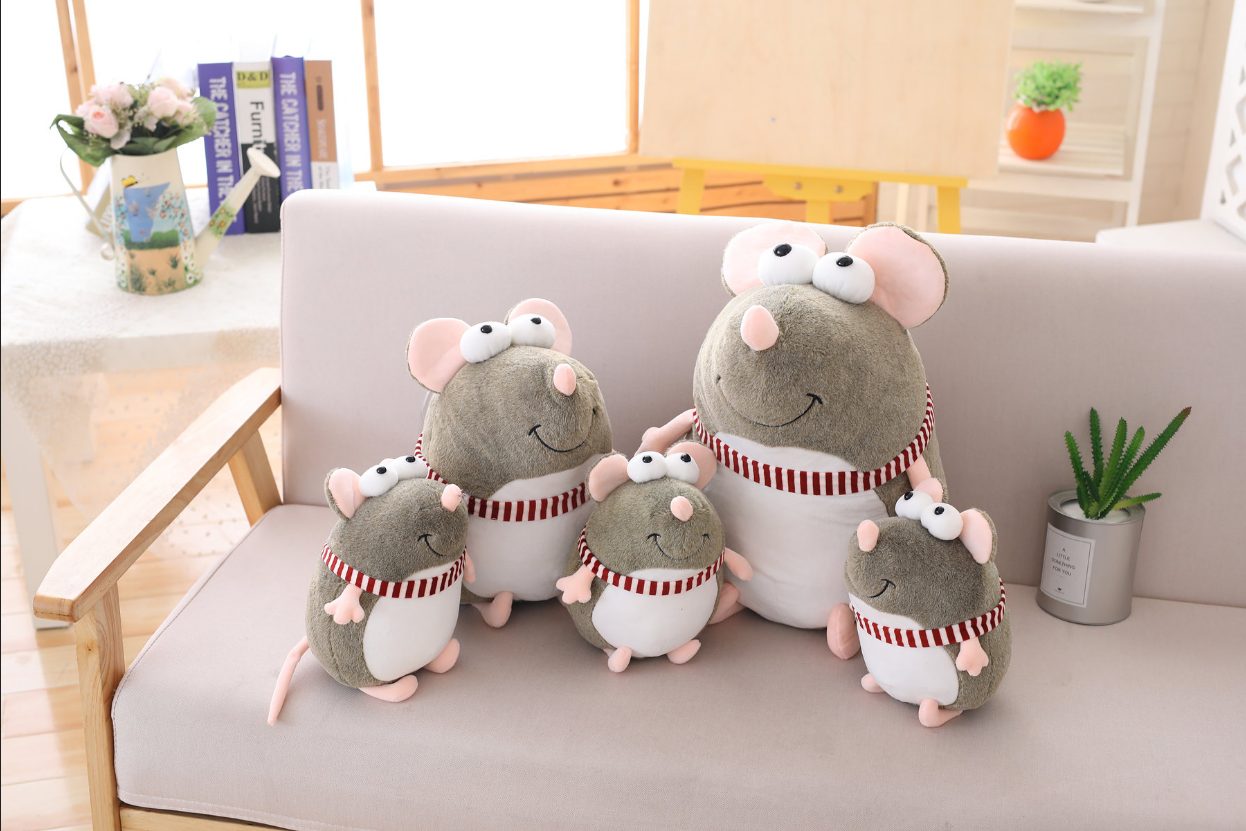 בובת עכבר חמודה לילדים במגוון גדלים