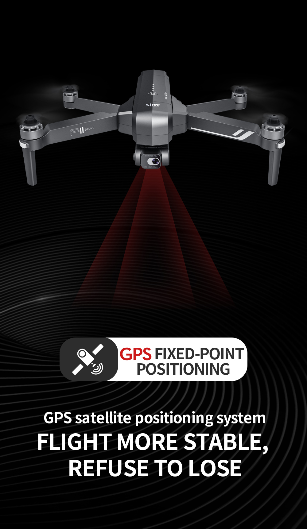 רחפן מקצועי GPS | 4k | WIFI | F11 PRO