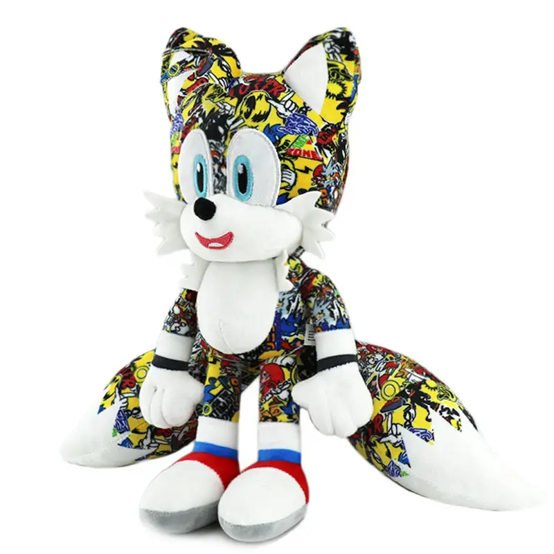 Sonic Plush Doll Game Anime Printed Plush Toys Super Tars Plush Toys Cartoon PP Cotton Black BlueToy Kids Birthday Gifts Sonic Plush Doll Game Anime Printed Plush Toys Super Tars Plush Toys Cartoon PP Cotton Black BlueToy Kids Birthday Gifts