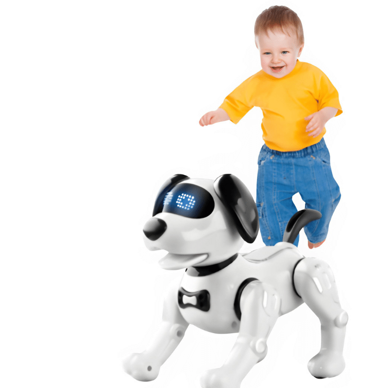 רובוט כלב עם שלט